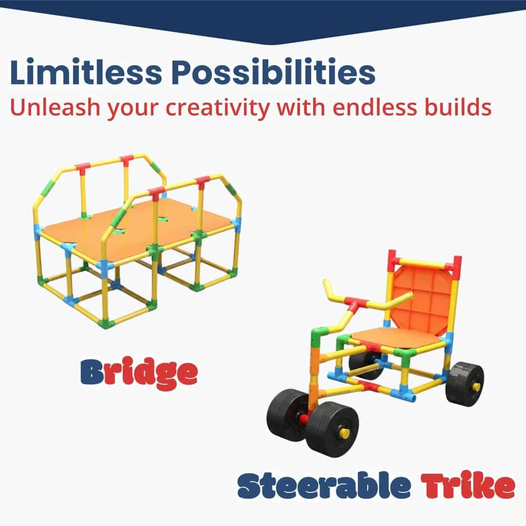 Quality building blocks for creative play and construction.