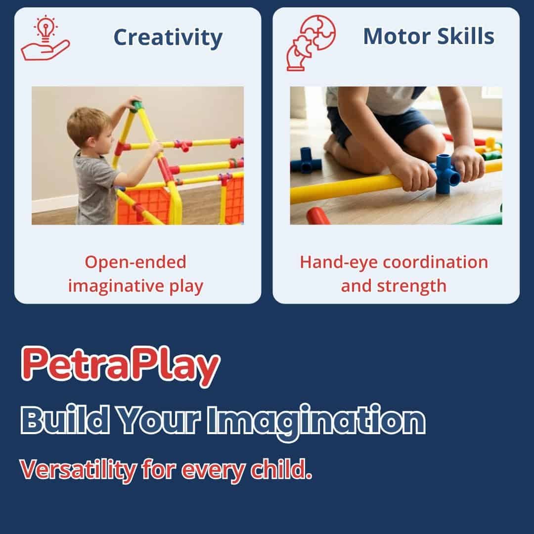 Creative construction toy for kids to build and imagine.