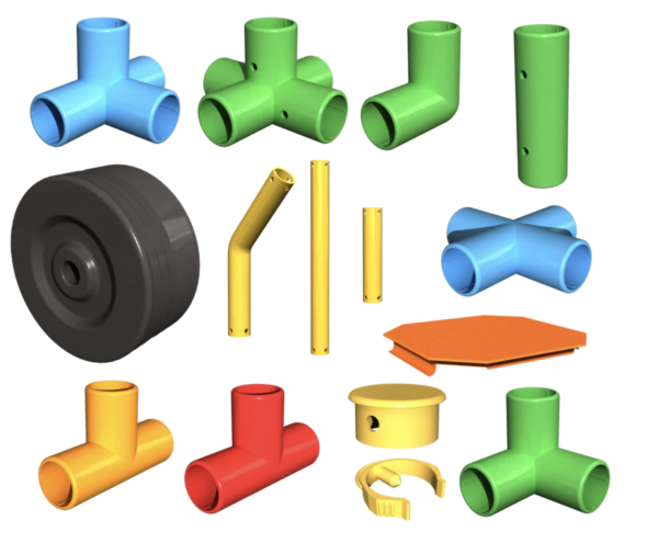 PetraPlay Ultimate Builder Set (220 Pieces)