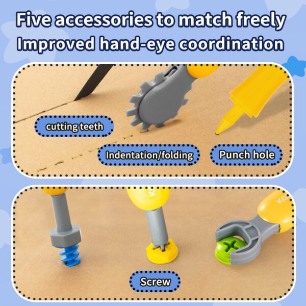 طقم بيترا بلاي كرتون البناء بالورق المقوى