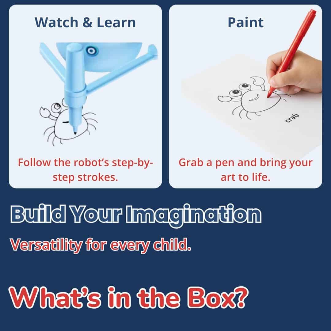 Interactive Drawing Robot with Learning Cards for Creativity.