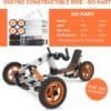 Electric Go Kart for Kids - Safe, Durable, and Fun Ride.