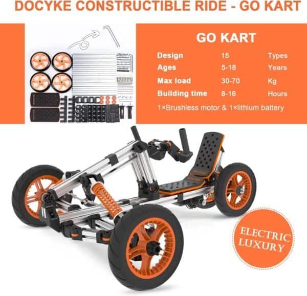 Electric Go Kart for Kids - Safe, Durable, and Fun Ride.