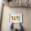 Food Magnets: played on a tray Food Magnets: played on a tray