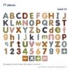 Magnetic Letters & Numbers: every piece in the set Magnetic Letters & Numbers: every piece in the set
