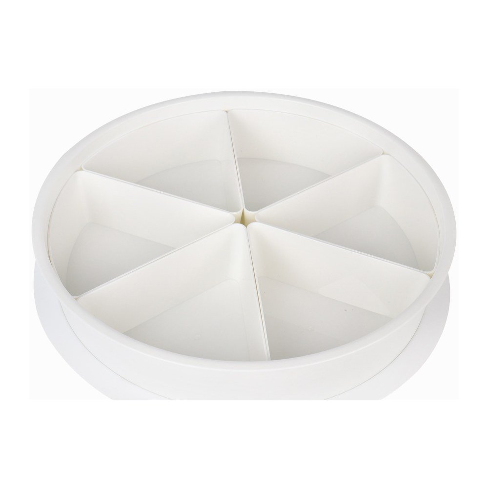 The Round Divided Sensory Tray on a white background
