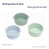 Nesting Bowls & Sieve Nesting Bowls & Sieve