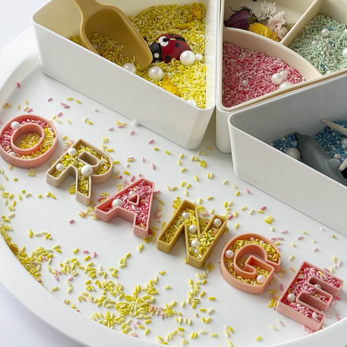 The Silicone Alphabet Letters